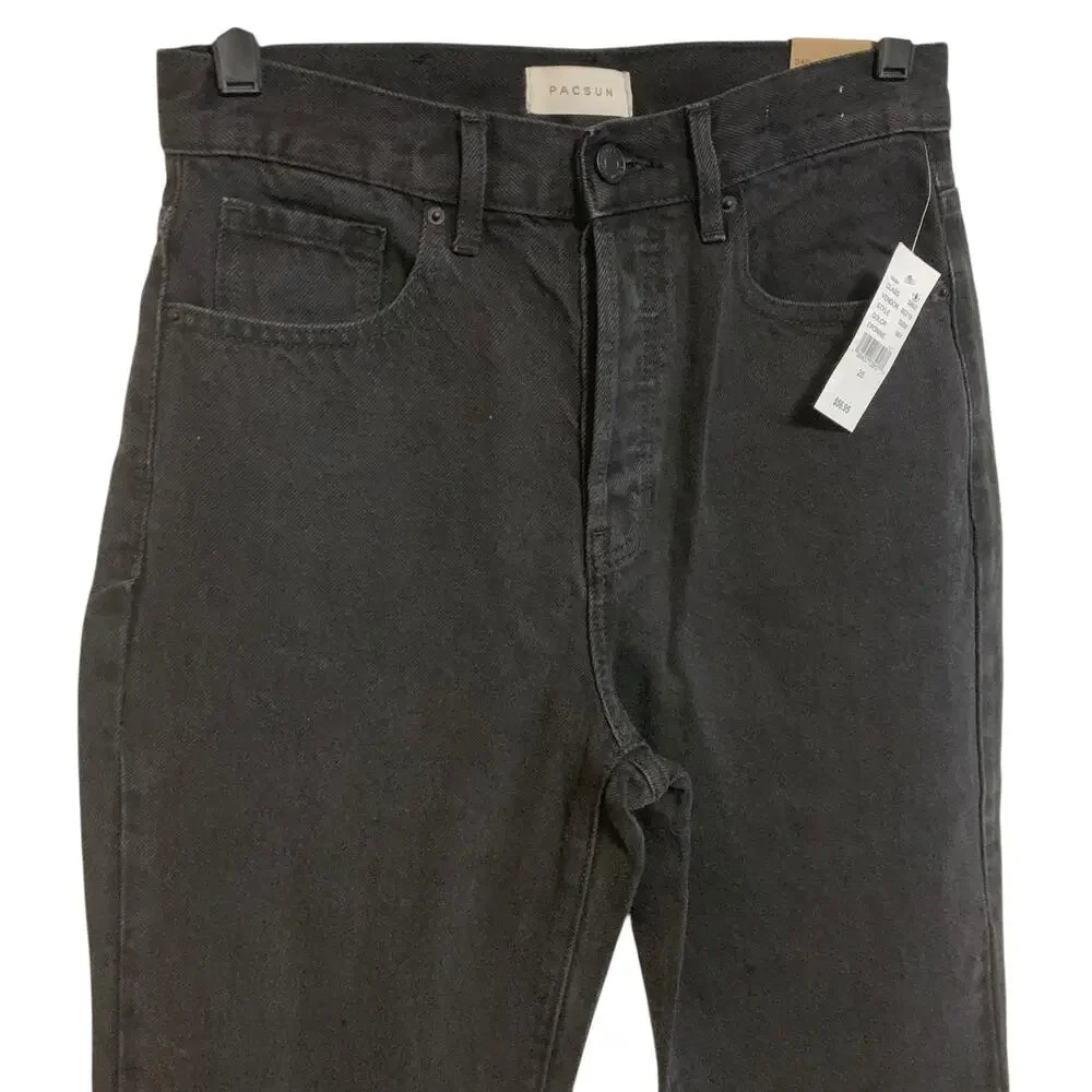 NWT! Pacsun High-Rise Relaxed Straight Leg Button Fly Dad Jeans Womens Size 25 - Picture 5 of 13